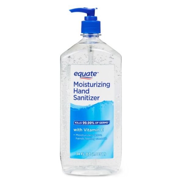 Equate Moisturizing Hand Sanitizer with Vitamin E, 34 fl oz