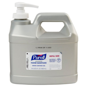 Purell Advanced Green Certified Hand Sanitizer 64 oz. Refill Bottle 4 Ct