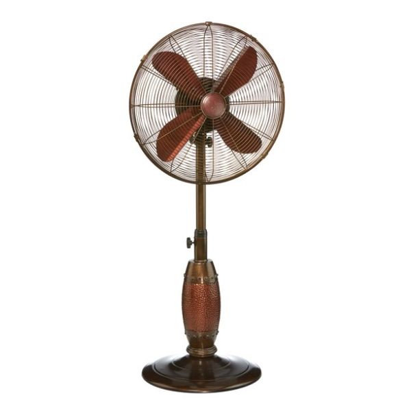 DecoBREEZE DBF2499 Outdoor 53 Watt Oscillating 3 Speed Floor Fan, Coppertino