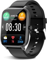 Choiknbo Smart Watch, Fitness Tracker SmartWatch for Android/iOS Phones, 1.69″ Full Touch Screen with Heart Rate Sleep, Step Counter, IP68 Waterproof Smart Watches for Man/Women
