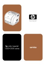 Hp color LaserJet 1500 2500 series Manual