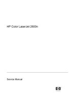 hp color LaserJet 2600n printer manual