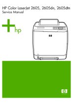 HP Color LaserJet 2605 Service Manual