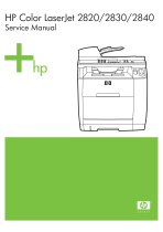 HP Color LaserJet 2820 printer Service Manual