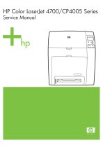 HP Color LaserJet cp4005 Series printer Service Manual