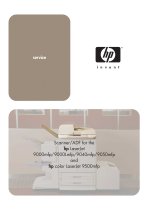 HP LaserJet 9000lmfp Scanner/ADF Service Manual
