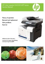 HP Color LaserJet CM3530 MFP Series Service Manual