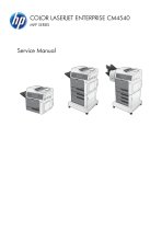 HP COLOR LASERJET ENTERPRISE CM4540 Service Manual