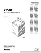 Amana LWA30AL Automatic Washer Service Manual
