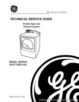 GE DPGT750 Profile Gas and Electric Dryers Technical Service